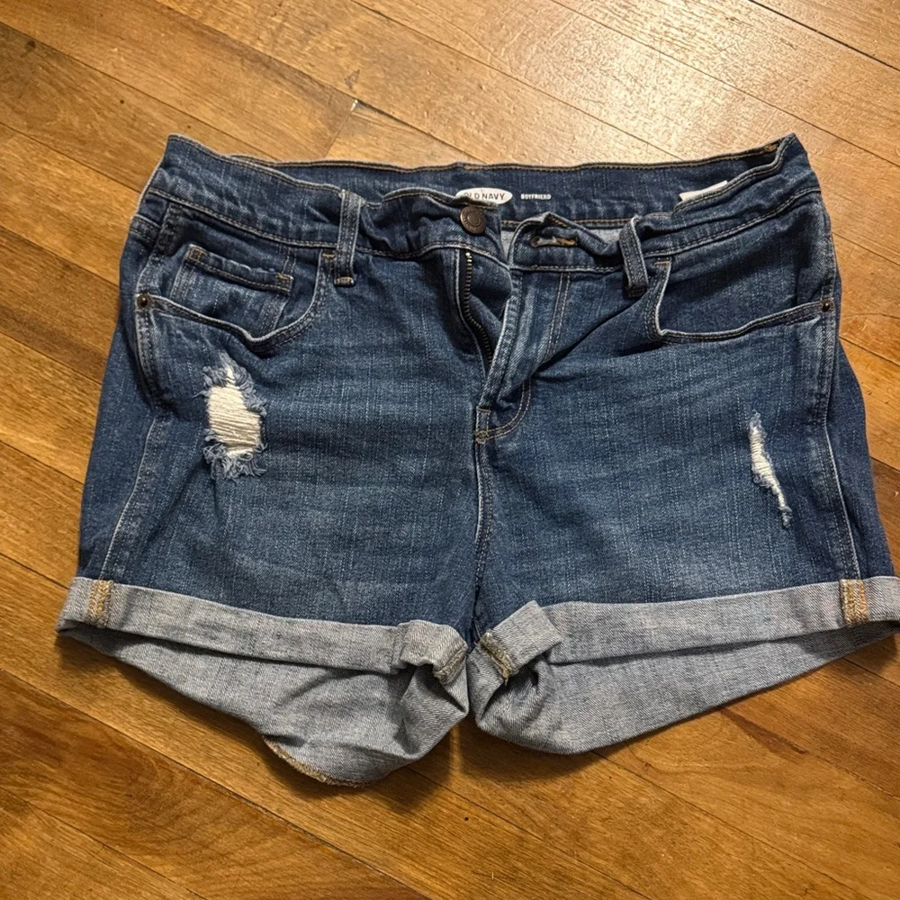 Old Navy Distressed Jean Shorts
